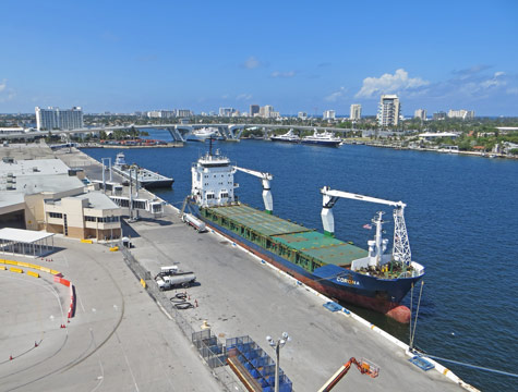 Location of Port Everglades